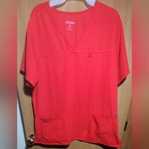 Jockey True Fit Crossover Scrub Top XL